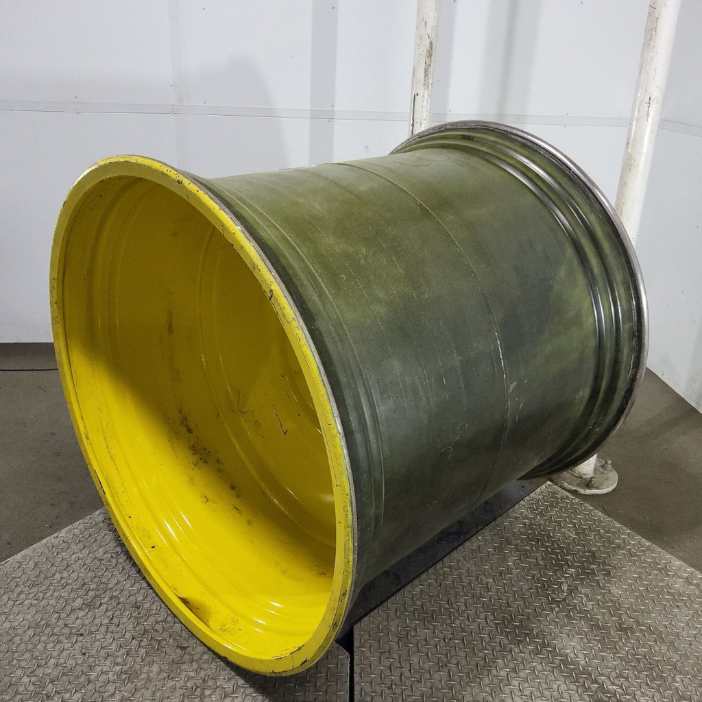 44"W x 46"D, John Deere Yellow 20-Hole Formed Plate , 1.25" Offset