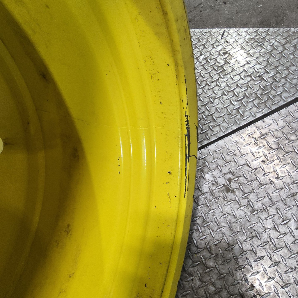 44"W x 46"D, John Deere Yellow 20-Hole Formed Plate , 1.25" Offset