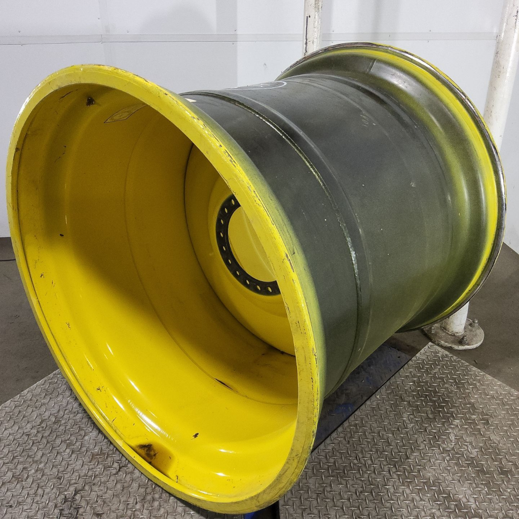 44"W x 46"D, John Deere Yellow 20-Hole Formed Plate , 1.12" Offset