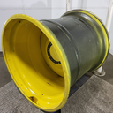 44"W x 46"D, John Deere Yellow 20-Hole Formed Plate , 1.12" Offset