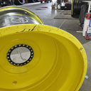 44"W x 46"D, John Deere Yellow 20-Hole Formed Plate , 1.12" Offset