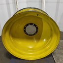 16"W x 42"D, John Deere Yellow 10-Hole Dolly Dual , -10.38" Offset