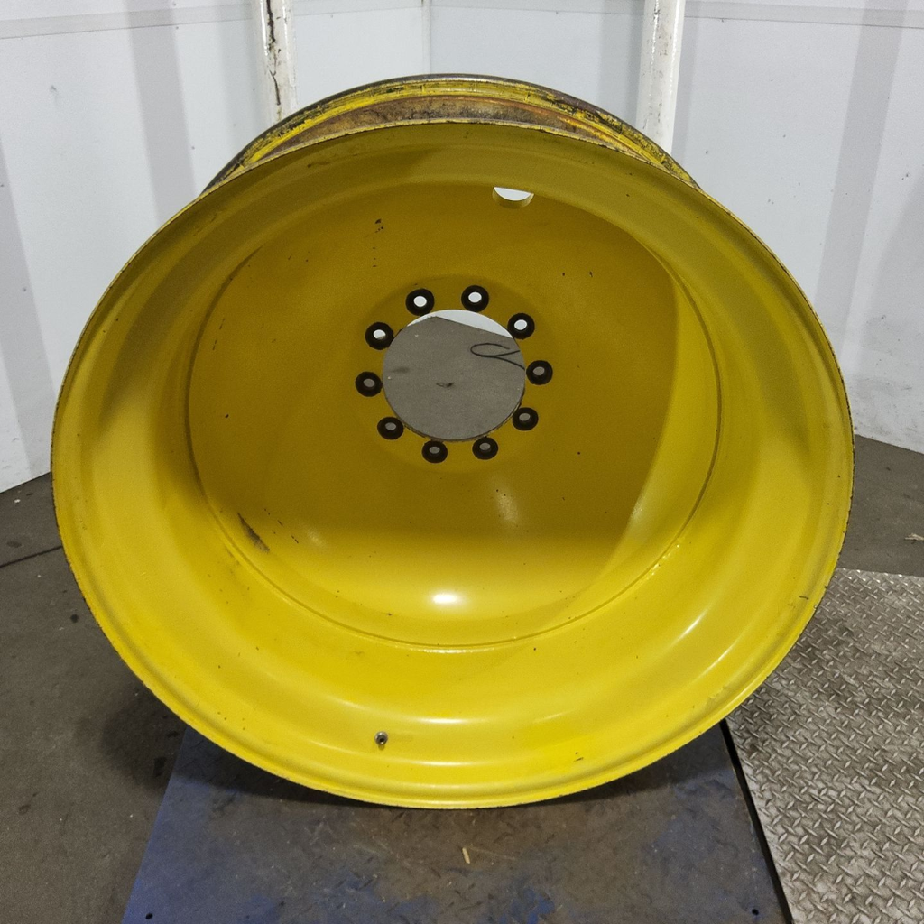 16"W x 42"D, John Deere Yellow 10-Hole Dolly Dual , -13.38" Offset