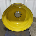 16"W x 42"D, John Deere Yellow 10-Hole Dolly Dual , -13.38" Offset
