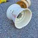 14"W x 16.1"D, White 8-Hole Implement , 0.38" Offset