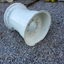 18"W x 16.1"D, New Holland White 8-Hole Spun Disc
