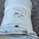 18"W x 16.1"D, New Holland White 8-Hole Spun Disc