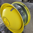 18"W x 42"D, John Deere Yellow 20-Hole Dolly Dual , -15.12" Offset
