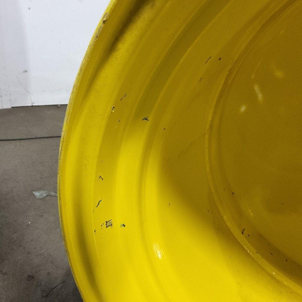 23"W x 38"D, John Deere Yellow 20-Hole Dolly Dual , -16.38" Offset
