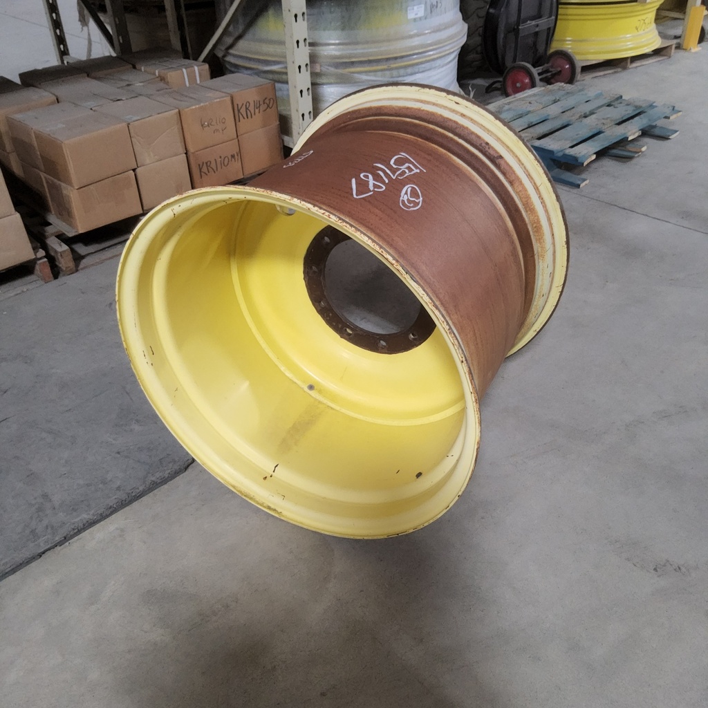27"W x 32"D, John Deere Yellow 10-Hole Flat Plate