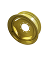 10"W x 28"D, John Deere Yellow 8-Hole Stub Disc (groups of 2 bolts) , 1.94" Offset