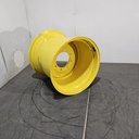 25"W x 26"D, John Deere Yellow 8-Hole Formed Plate , -0.12" Offset