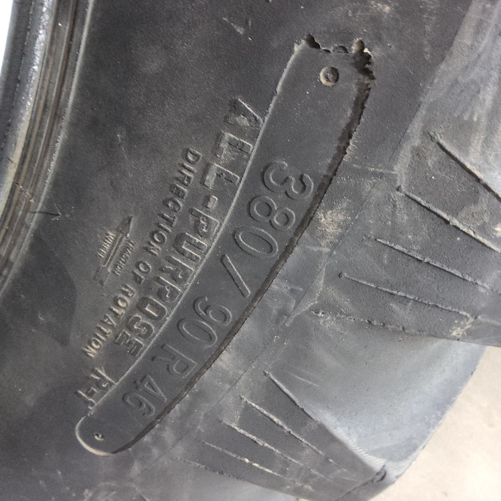 380/90R46 Titan Farm Hi Traction Lug Radial R-1 144B 60%