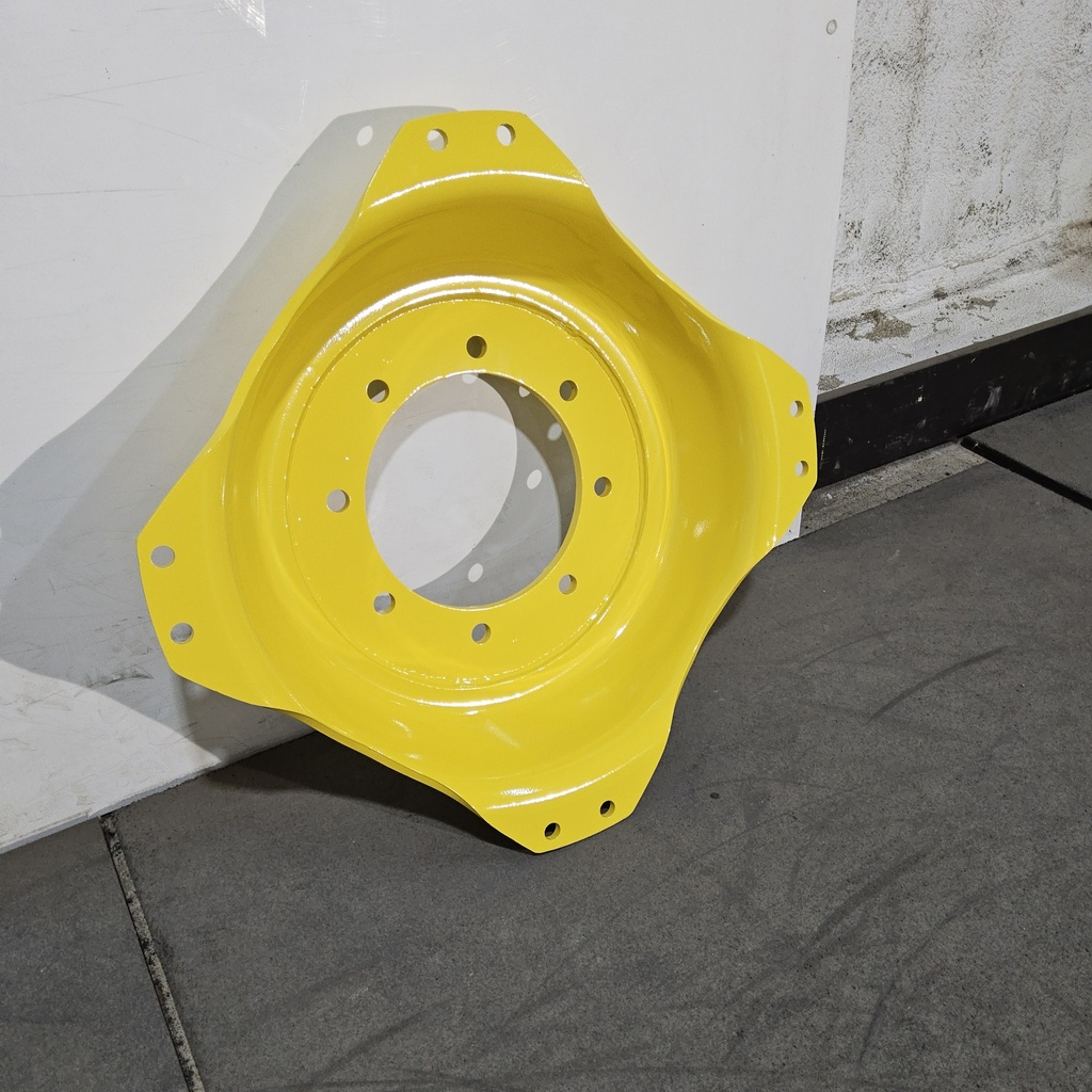 8-Hole Stub Disc (groups of 2 bolts) Center for 28" Rim, John Deere Yellow
