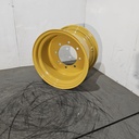 14"W x 20"D, John Deere Construction Yellow 8-Hole Flat Plate , 0.5" Offset