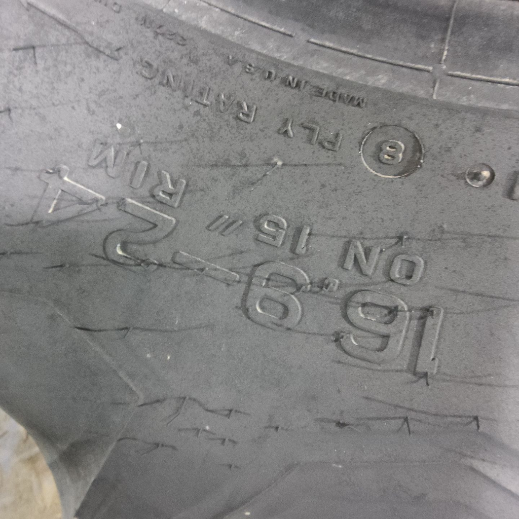 16.9-24 Firestone Traction Field & Road R-1 D (8 Ply), 99%