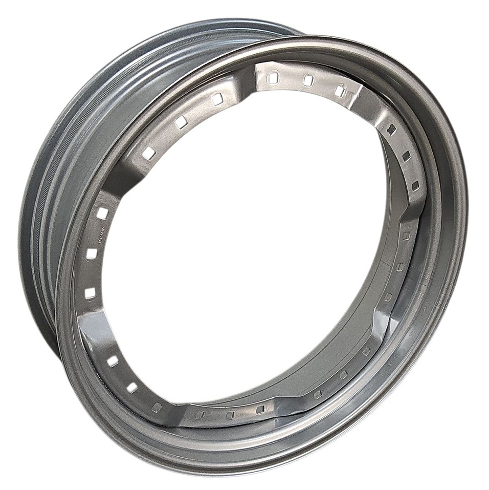 10"W x 34"D, Case IH Silver Mist 12-Hole Waffle Wheel (Groups of 3 bolts) , 2.62" Offset