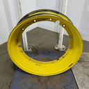 10"W x 38"D, John Deere Yellow 12-Hole Stub Disc , 1.88" Offset