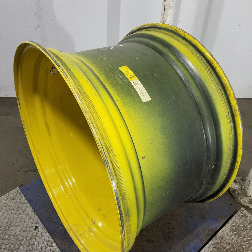 23"W x 38"D, John Deere Yellow 20-Hole Dolly Dual , -16.38" Offset