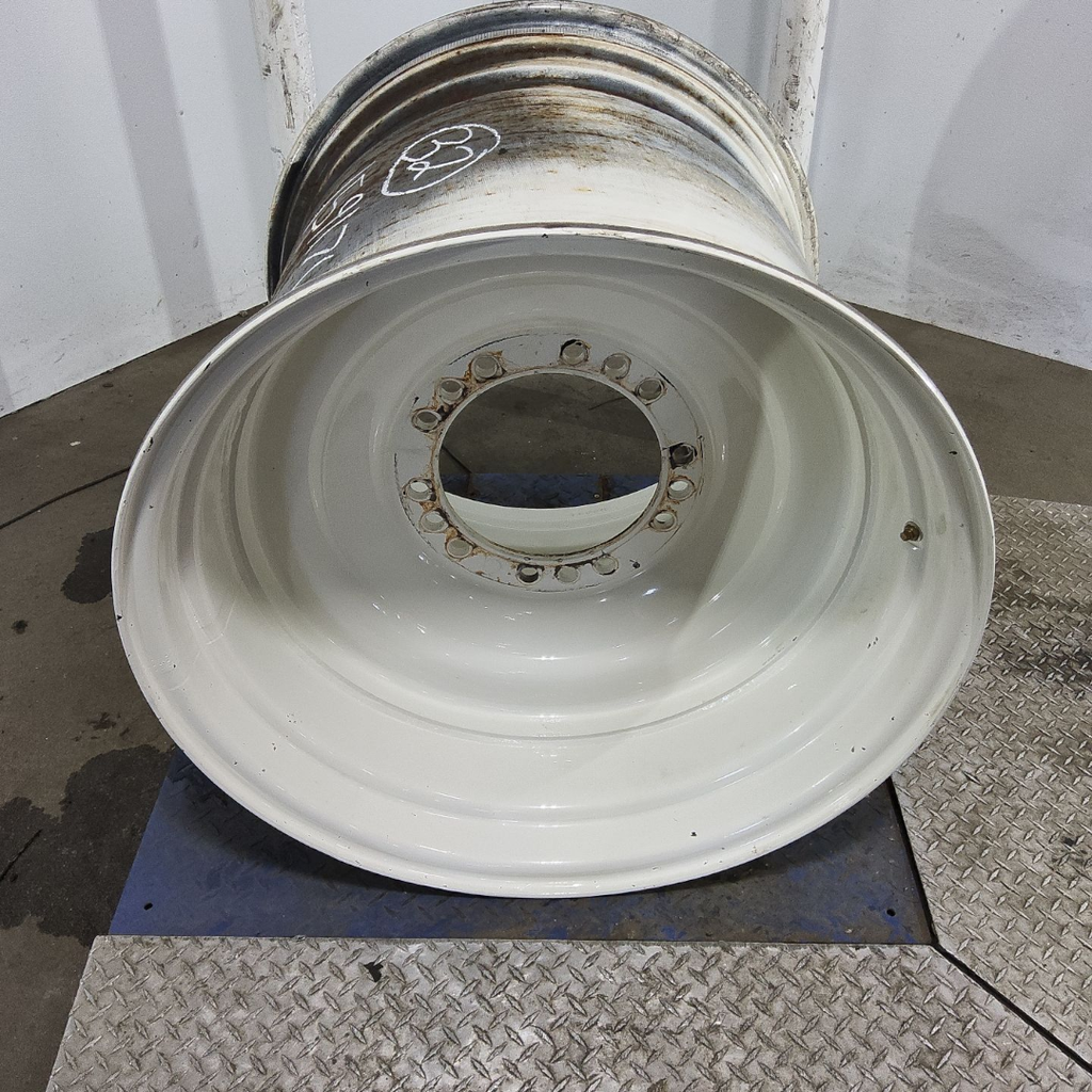 30"W x 32"D, New Holland White 15-Hole Formed Plate , -4.12" Offset