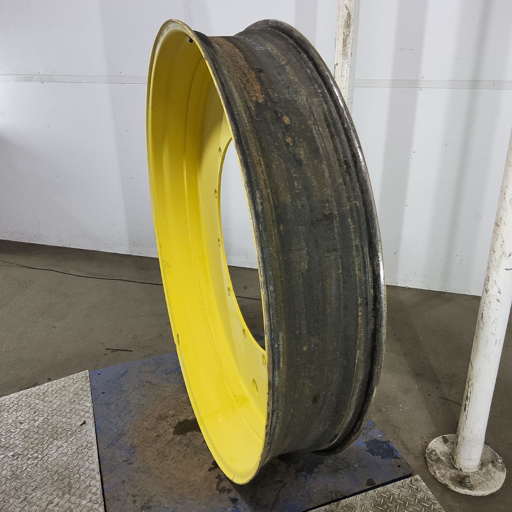 10"W x 54"D, John Deere Yellow 12-Hole Stub Disc , -3.25" Offset
