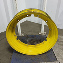 10"W x 38"D, John Deere Yellow 12-Hole Stub Disc , 1.88" Offset