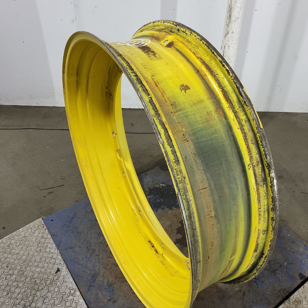 10"W x 38"D, John Deere Yellow 12-Hole Stub Disc , 1.88" Offset