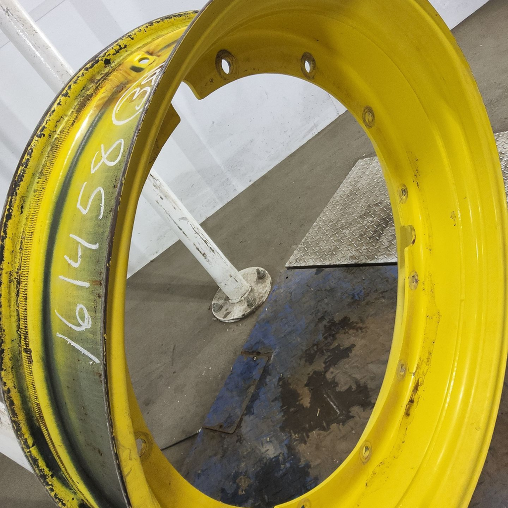 10"W x 38"D, John Deere Yellow 12-Hole Stub Disc , 1.88" Offset