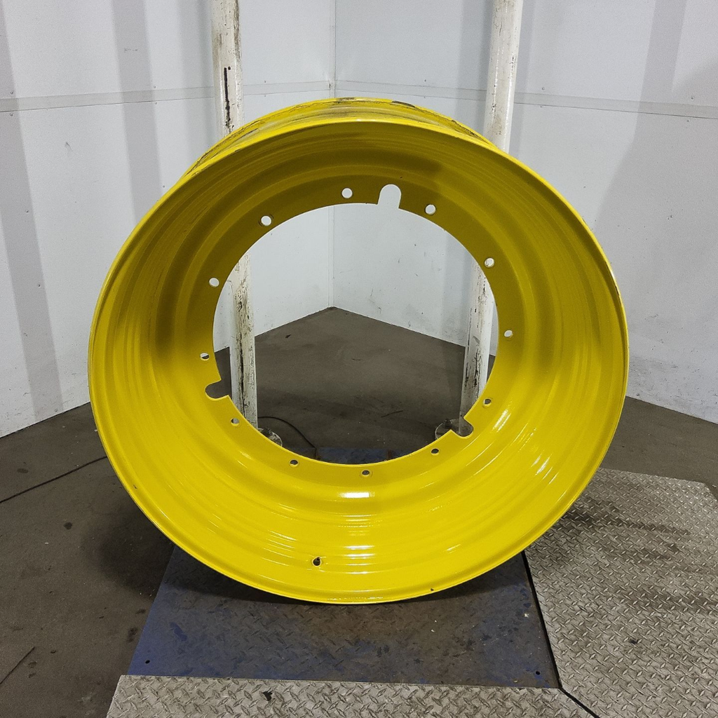 16"W x 46"D, John Deere Yellow 12-Hole Stub Disc , -3.38" Offset