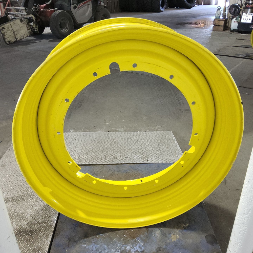 16"W x 46"D, John Deere Yellow 12-Hole Stub Disc , -3.38" Offset