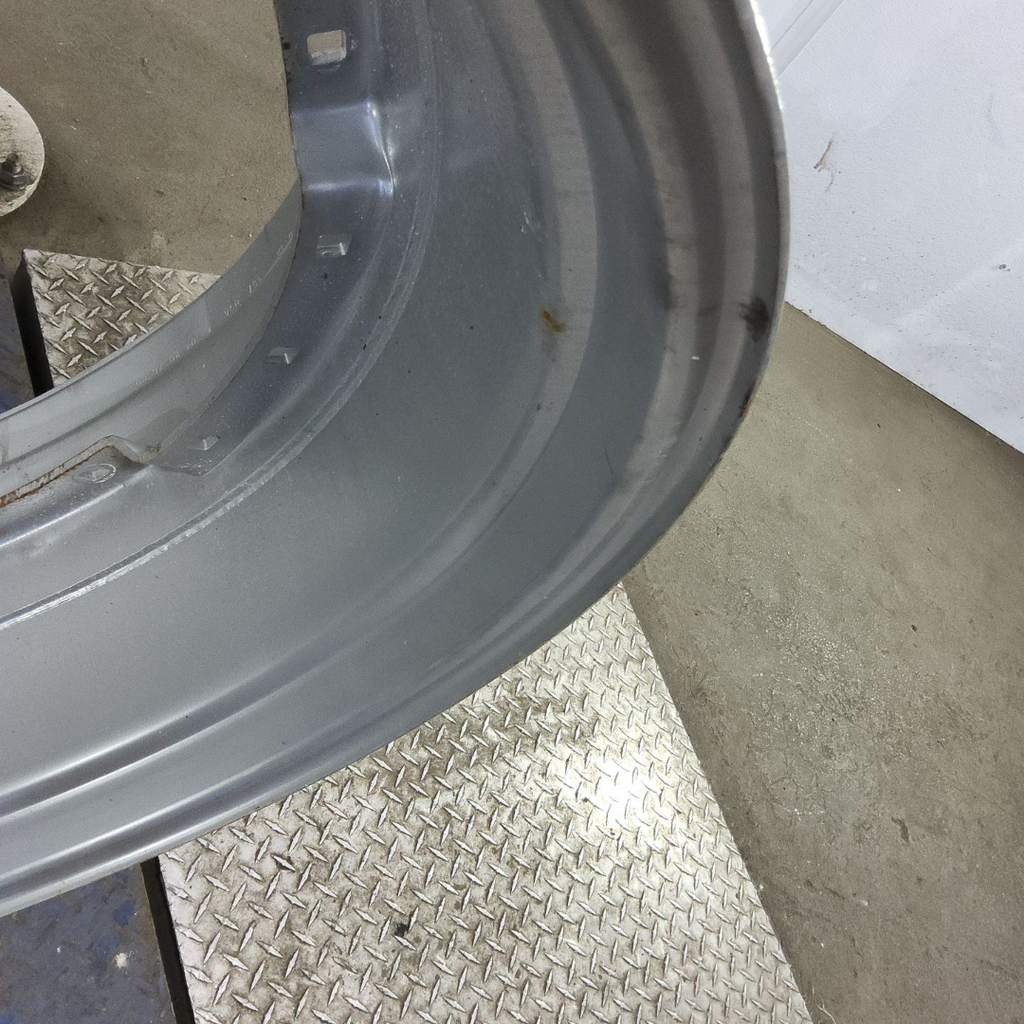 15"W x 38"D, Case IH Silver Mist 12-Hole Waffle Wheel (Groups of 2 Bolts)