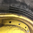 380/80R38 Goodyear Farm DT800 Super Traction R-1W on John Deere Yellow 10-Hole Waffle Wheel (Groups of 3 bolts) 40%