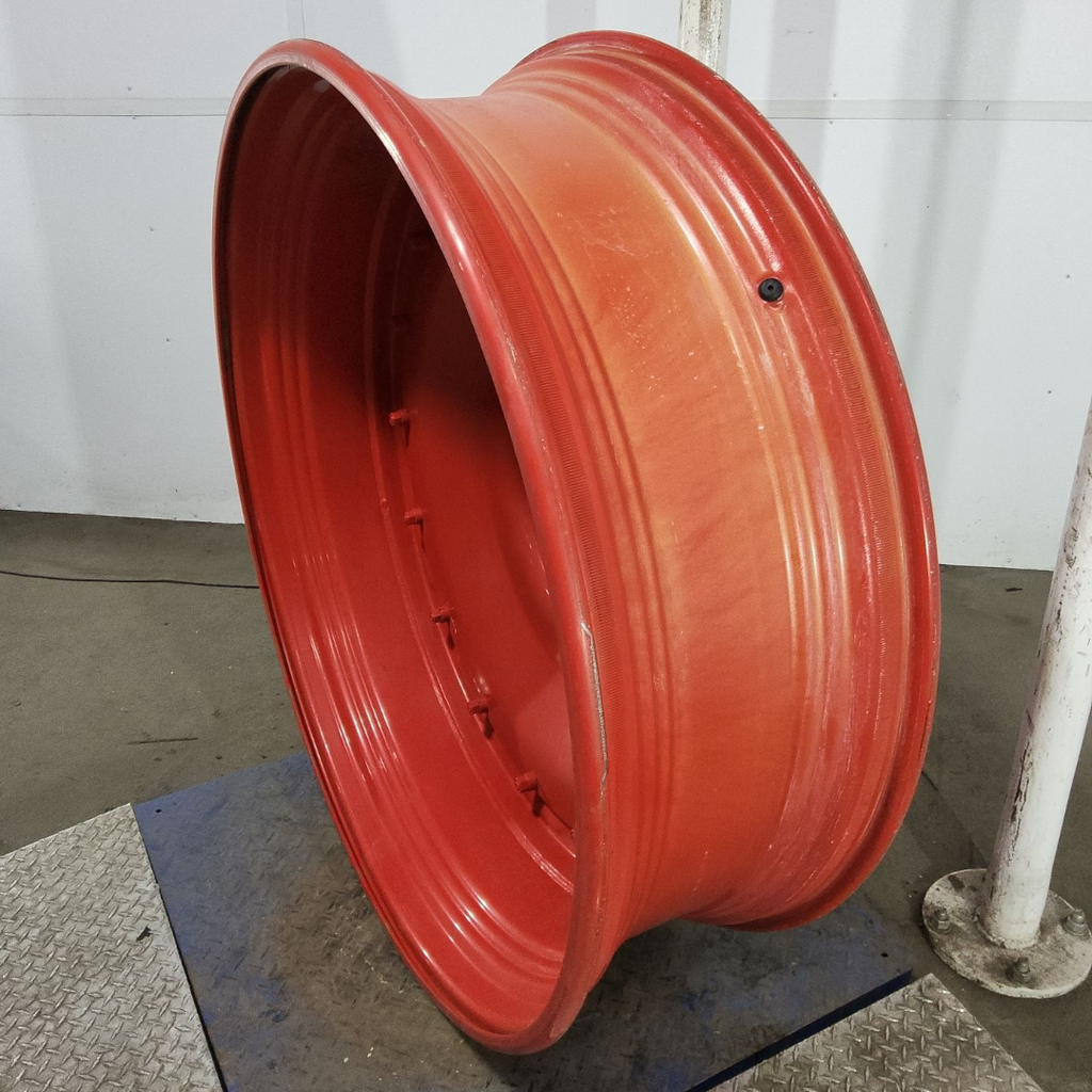 15"W x 50"D, Fendt/Agco Red 16-Hole Stub Disc , 3.25" Offset
