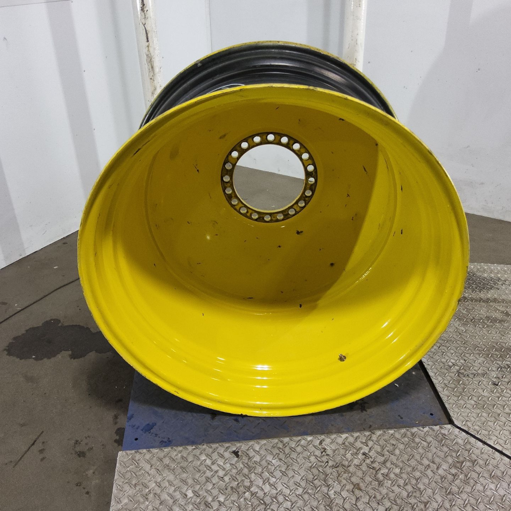 23"W x 38"D, John Deere Yellow 20-Hole Dolly Dual , 16.38" Offset