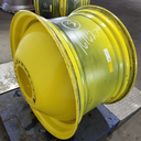 23"W x 38"D, John Deere Yellow 20-Hole Dolly Dual , -16.38" Offset
