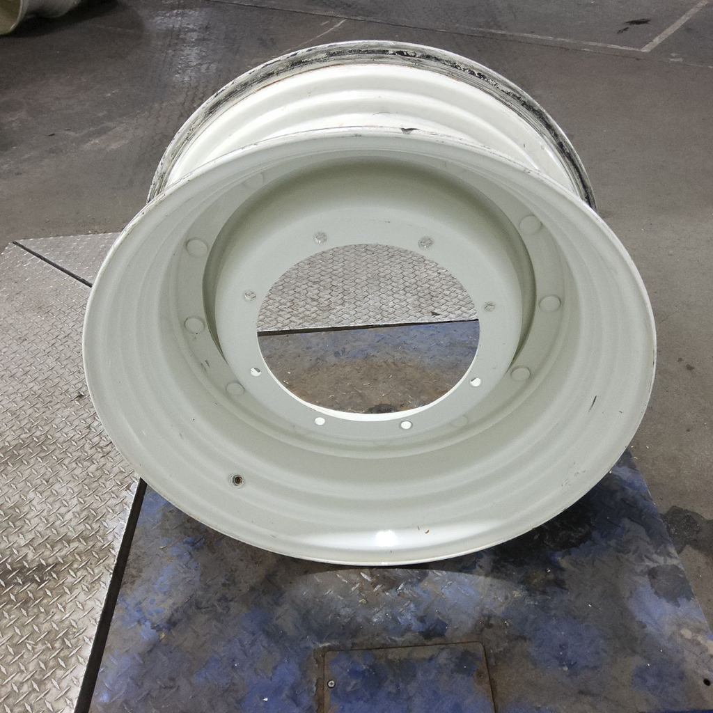 12"W x 30"D, New Holland White 16-Hole Stub Disc , -2.38" Offset