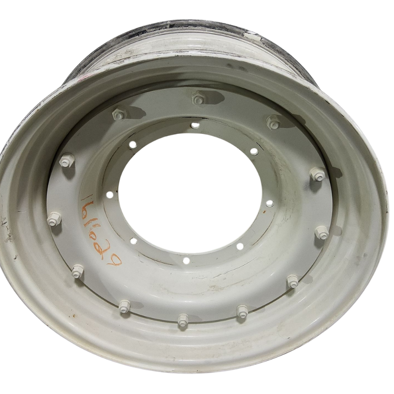 8-Hole Stub Disc Center for 30" Rim, New Holland White