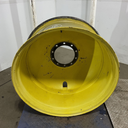 18"W x 38"D, John Deere Yellow 10-Hole Dolly Dual , -13.12" Offset