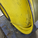 18"W x 38"D, John Deere Yellow 10-Hole Dolly Dual , -13.12" Offset