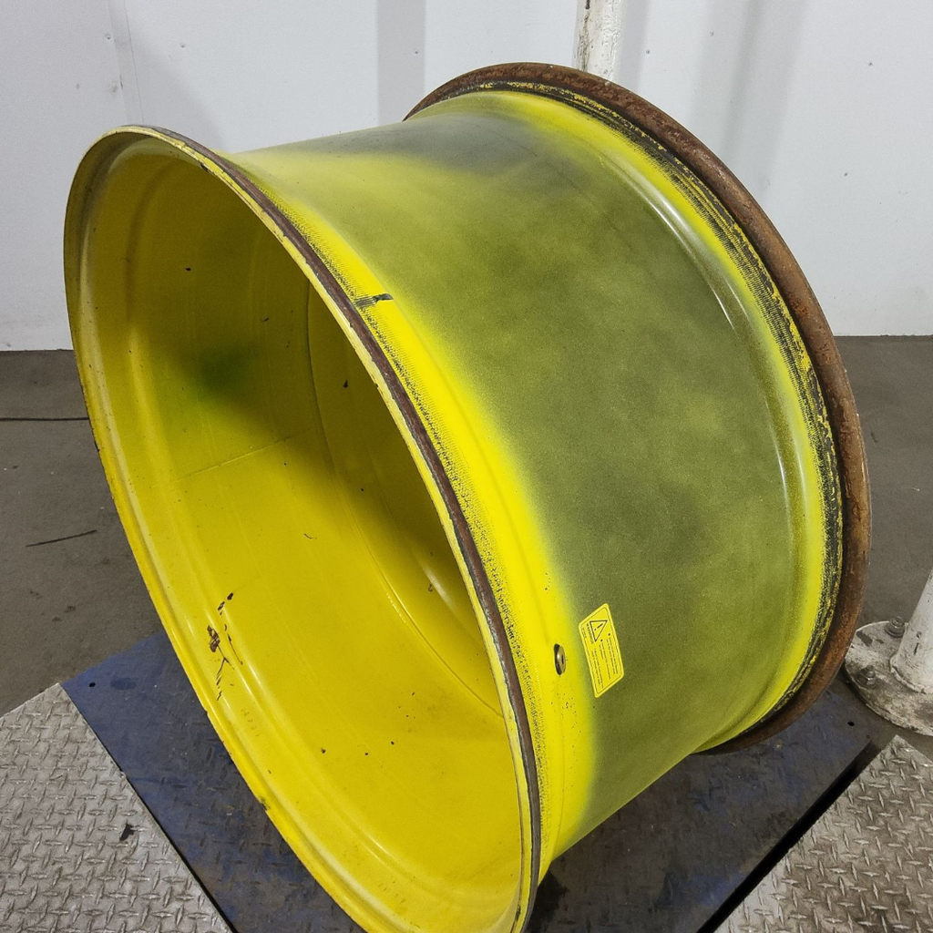 18"W x 38"D, John Deere Yellow 10-Hole Dolly Dual , -15.38" Offset