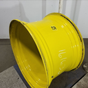 23"W x 38"D, John Deere Yellow 20-Hole Dolly Dual , -16.62" Offset
