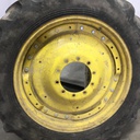 12"W x 38"D Waffle Wheel (Groups of 3 bolts) Rim with 10-Hole Center, John Deere Yellow