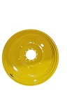 16"W x 46"D, John Deere Yellow 10-Hole Formed Plate , -6.75" Offset