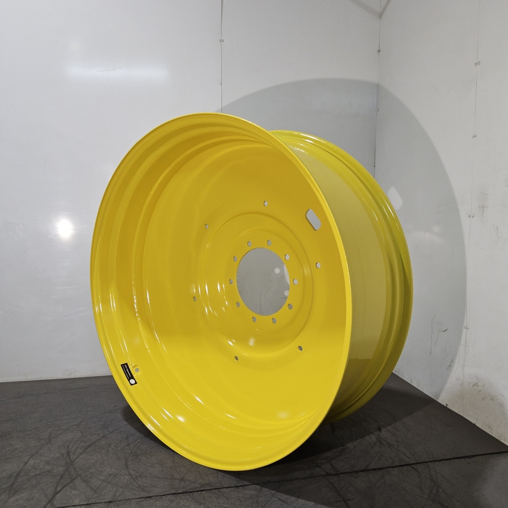 16"W x 46"D, John Deere Yellow 10-Hole Formed Plate , -6.75" Offset