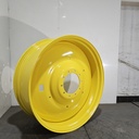 16"W x 46"D, John Deere Yellow 10-Hole Formed Plate , -6.75" Offset