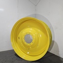 16"W x 46"D, John Deere Yellow 10-Hole Formed Plate , -6.75" Offset