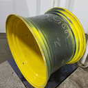27"W x 38"D, John Deere Yellow 10-Hole Formed Plate , -11.12" Offset