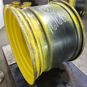 27"W x 38"D, John Deere Yellow 12-Hole Stub Disc , -0.38" Offset