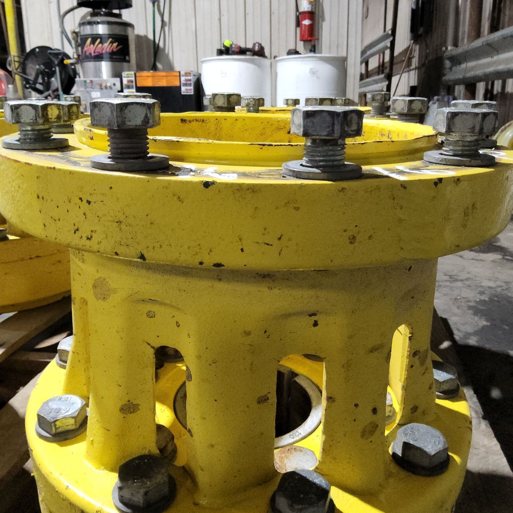 10 to 10-Hole 10"L Hub Extension, John Deere Yellow