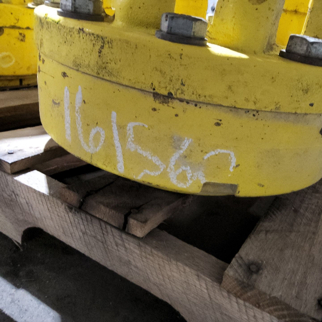 10-Hole Wedg-Lok OE Style, 4.72" (120.02mm) axle, John Deere Yellow